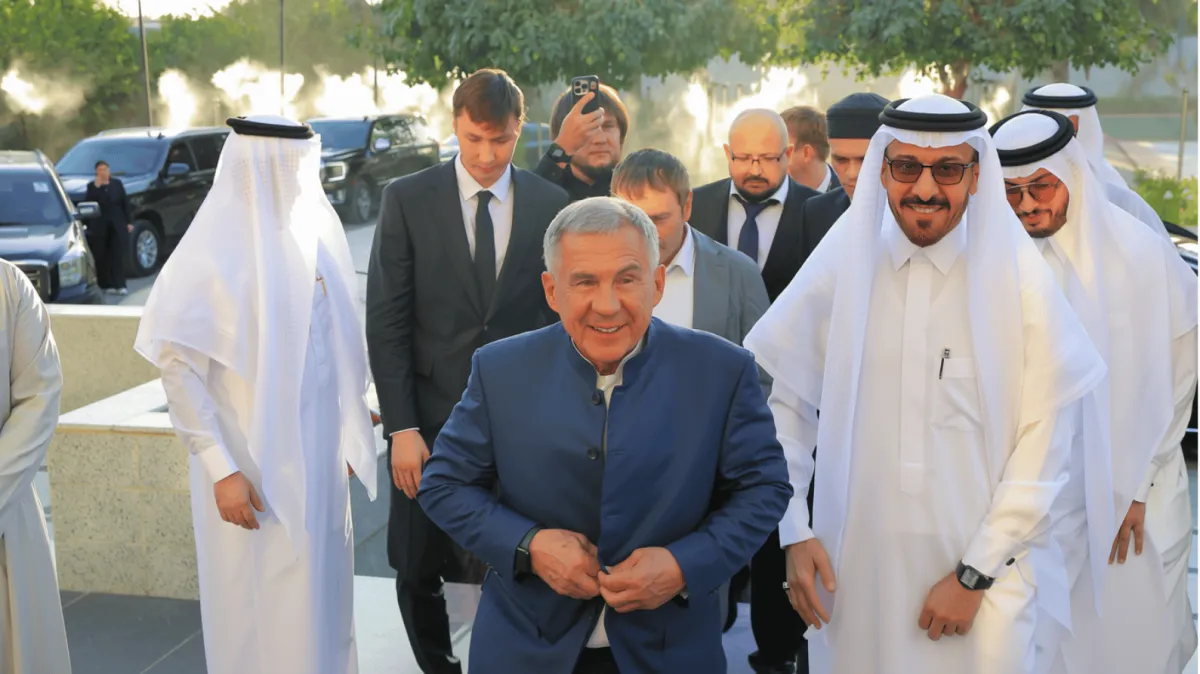 استقبال رئيس جمهورية تتارستان في الرياض